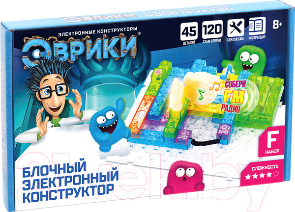 Изображение товара Набор для опытов Эврики FM-радио / 3584370 (120 схем)