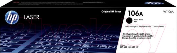 Изображение товара Картридж HP 106A (W1106A)