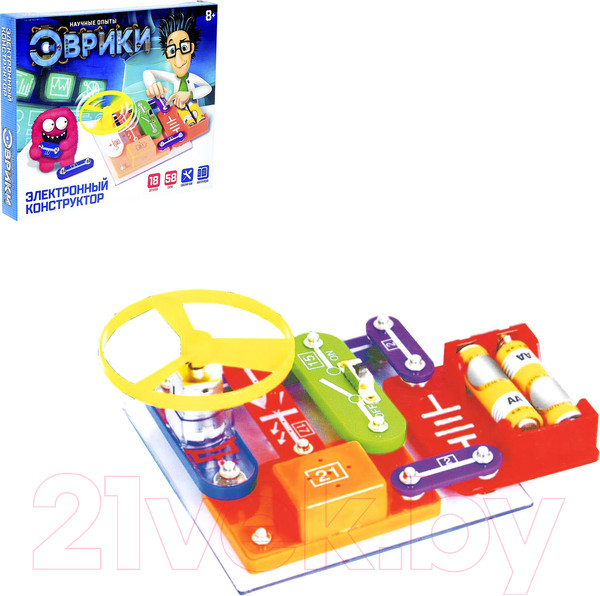 Изображение товара Набор для опытов Эврики 1200830 (58 схем)