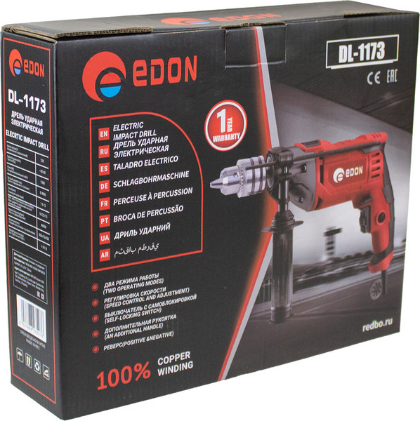 Изображение товара Дрель Edon DL-1173