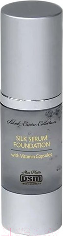 Изображение товара Сыворотка для лица Mon Platin С шелковой основой экстрактом черной икры и витамин. капсулами (30мл)