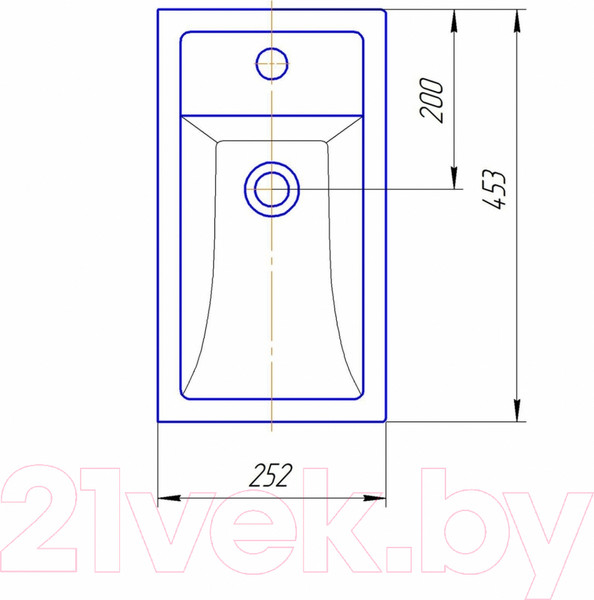 Изображение товара Умывальник Kirovit Фостер 45