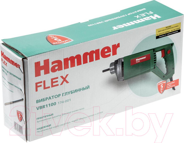 Изображение товара Глубинный вибратор Hammer Flex VBR1100
