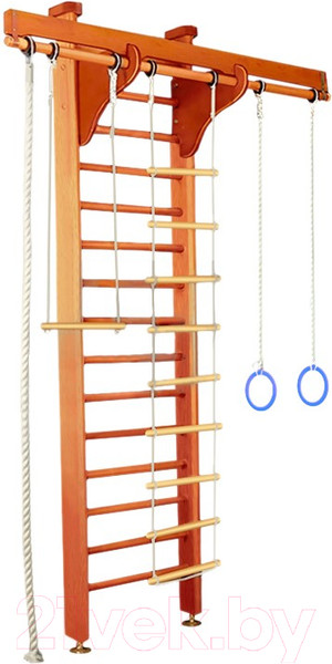 Изображение товара Детский спортивный комплекс Карусель 2Д.02.01 к стене (орех)