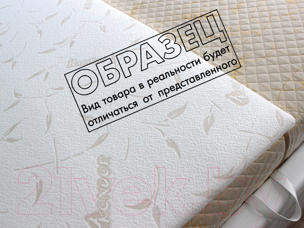 Изображение товара Наматрасник защитный Kondor Fiber 4 нестеганый 150x200 (бамбук)