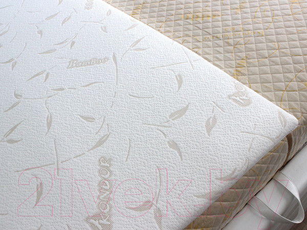 Изображение товара Наматрасник ортопедический Kondor Memory 3 нестеганый 140x200 (бамбук)