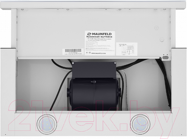 Изображение товара Вытяжка телескопическая Maunfeld VS Fast Glass 60 (белый)