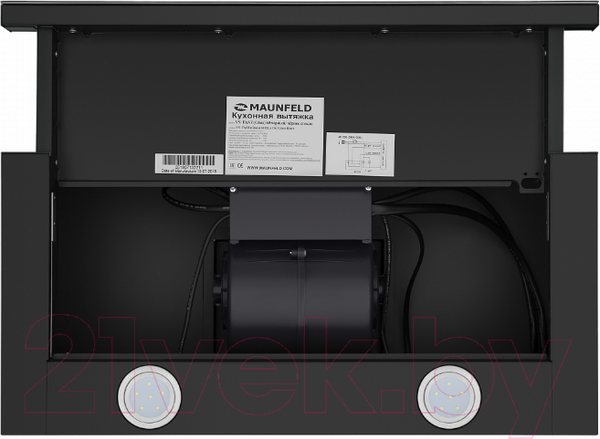 Изображение товара Вытяжка телескопическая Maunfeld VS Fast Glass 60 (черный)