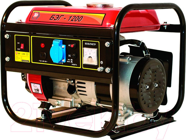 Изображение товара Бензиновый генератор Калибр БЭГ-1200 (61051)