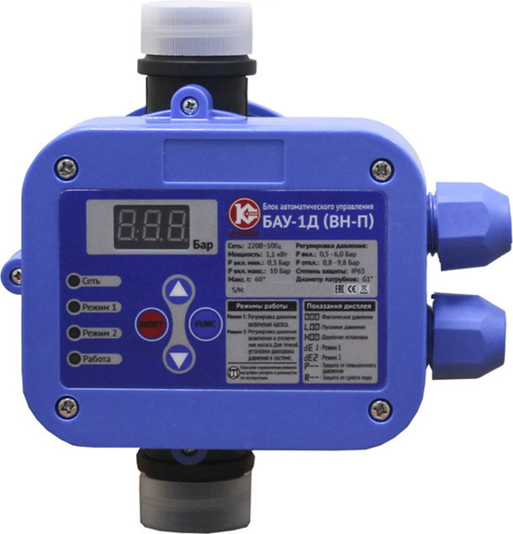 Изображение товара Блок управления насосом Калибр БАУ-1Д (ВН-П) / 67491