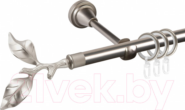 Изображение товара Карниз для штор АС ФОРОС Grace D16Г составной + наконечники Лист розы (3м, сатин)