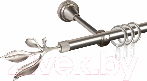 Изображение товара Карниз для штор АС ФОРОС Grace D16Г составной + наконечники Баваро (3м, сатин)