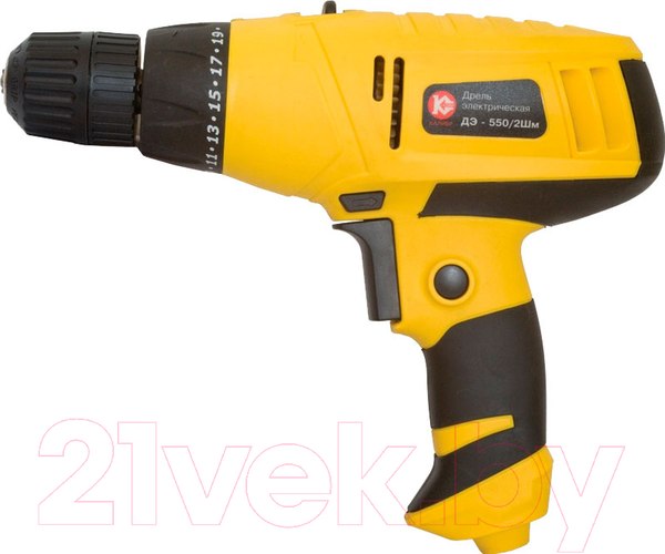 Изображение товара Дрель-шуруповерт Калибр Мастер ДЭ-550/2ШМ (47734)