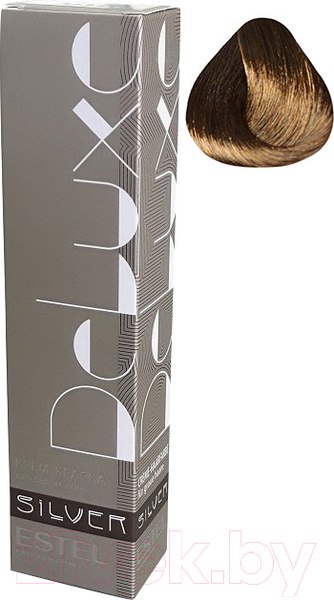 Изображение товара Крем-краска для волос Estel De Luxe Silver 5/7 (светлый шатен коричневый)