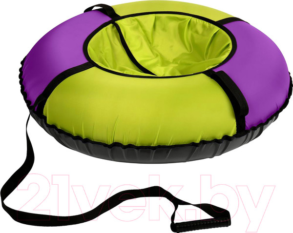 Изображение товара Тюбинг-ватрушка Ника ТБЭ-60 (лавандовый/лимонный)