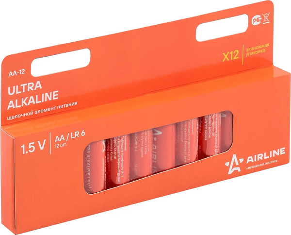 Изображение товара Комплект батареек Airline LR6/AA / AA-12 (12шт)