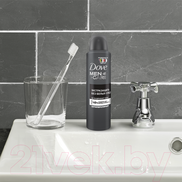 Изображение товара Антиперспирант-спрей Dove Men+Care экстразащита и уход без белых следов (150мл)