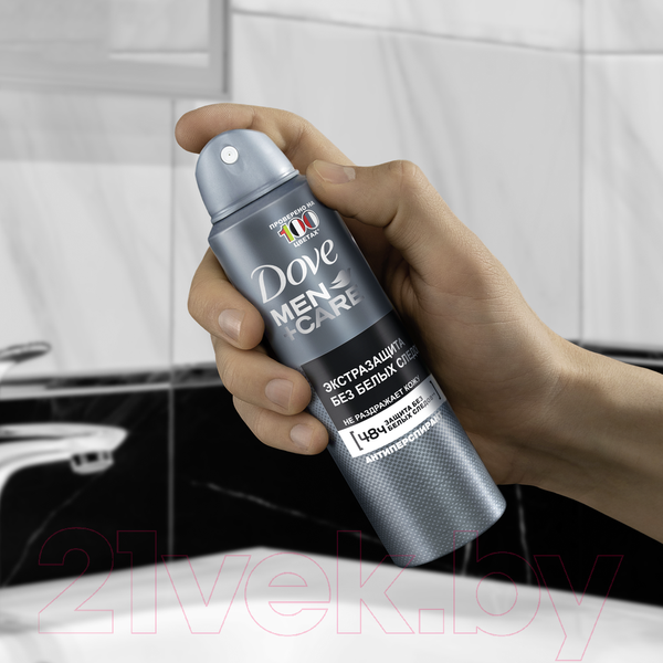 Изображение товара Антиперспирант-спрей Dove Men+Care экстразащита и уход без белых следов (150мл)
