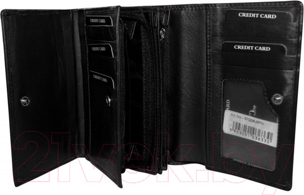 Изображение товара Портмоне Cedar Cavaldi 57006-SPN (черный)