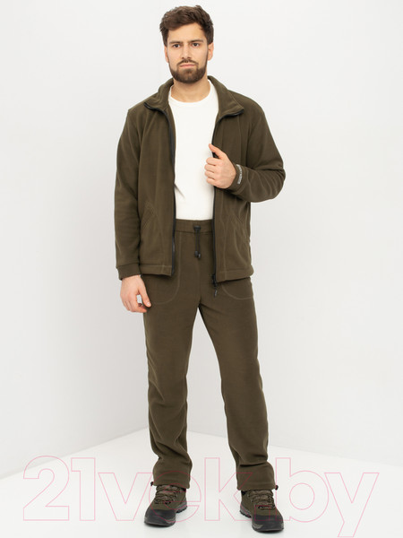 Изображение товара Костюм для охоты и рыбалки Huntsman Байкал Флис Хаки (56-58)
