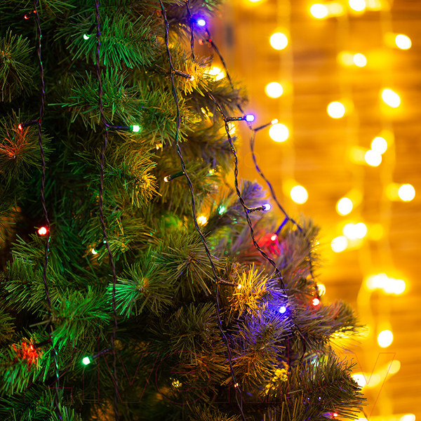 Изображение товара Светодиодная гирлянда Neon-Night Елочная 235-079 (1.5м, мультиколор)