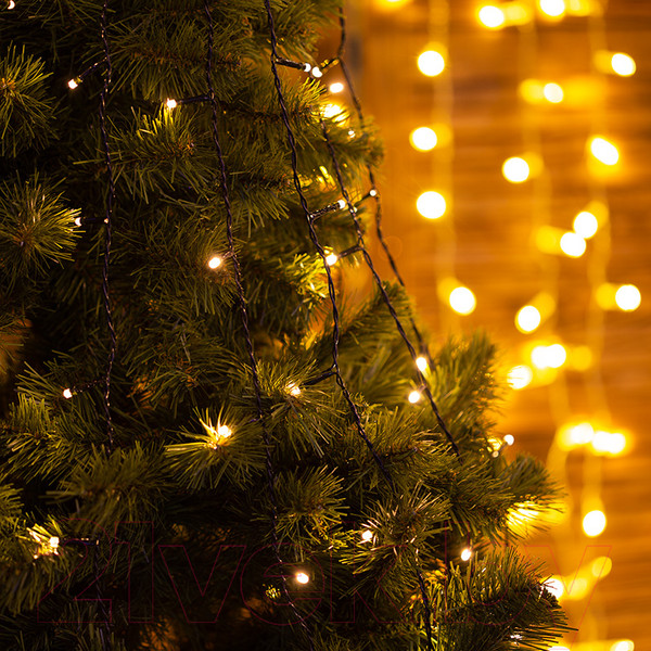 Изображение товара Светодиодная гирлянда Neon-Night Елочная 235-076 (1.5м, теплый белый)