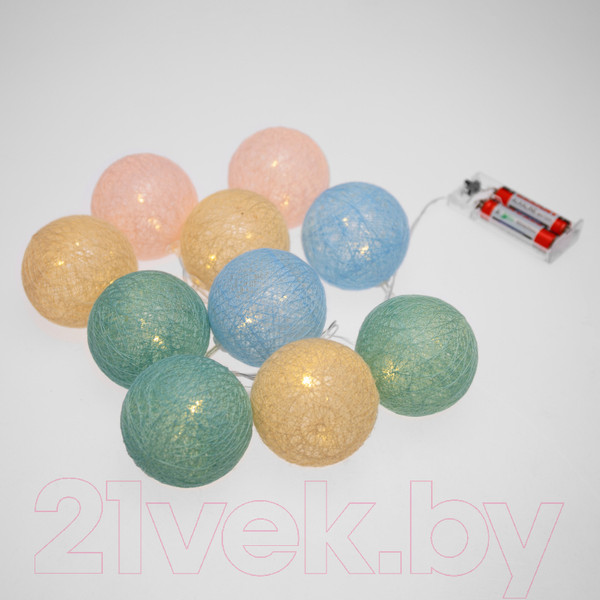 Изображение товара Тайские фонарики Neon-Night Пудра 303-089 (1.5м, теплый белый)