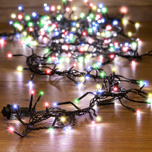 Изображение товара Светодиодная мишура Neon-Night Кластер LED 303-629 (3м, мультиколор)