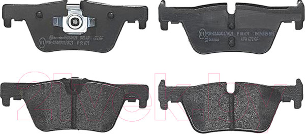 Изображение товара Тормозные колодки Brembo P06071