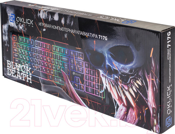 Изображение товара Клавиатура Оклик 717G Black Death