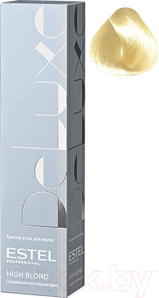 Изображение товара Крем-краска для волос Estel De Luxe High Blond 113 (пепельно-золотистый блондин ультра)