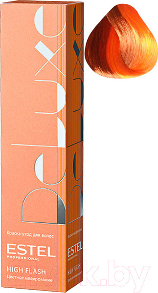 Изображение товара Крем-краска для волос Estel De Luxe High Flash 43 (медно-золотистый)