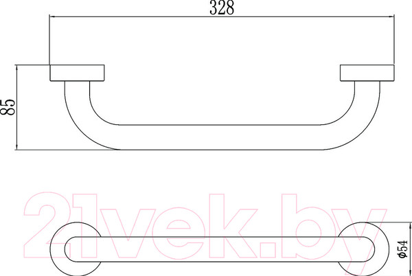 Изображение товара Поручень Savol S-010030