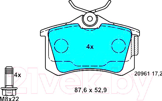 Изображение товара Тормозные колодки ATE 13046028202