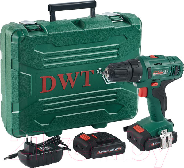 Изображение товара Аккумуляторная дрель-шуруповерт DWT ABS-14.4 L-2 BMC (7640159747611)