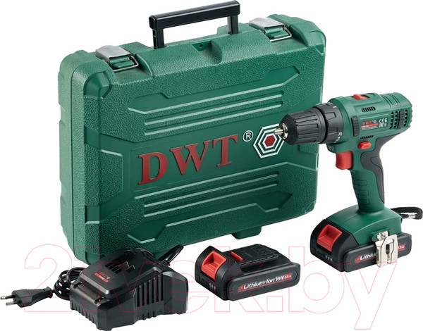 Изображение товара Аккумуляторная дрель-шуруповерт DWT ABS-18 L-2 BMC (7640159747635)