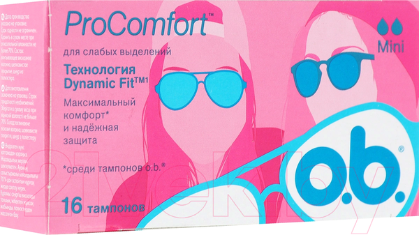 Изображение товара Тампоны гигиенические O.b. Pro Comfort Mini (16шт)