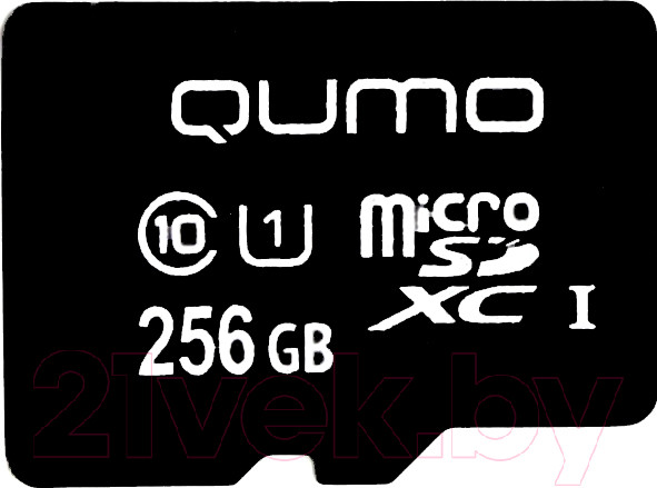 Изображение товара Карта памяти Qumo microSDXC (Class 10) 256GB (QM256GMICSDXC10U3)