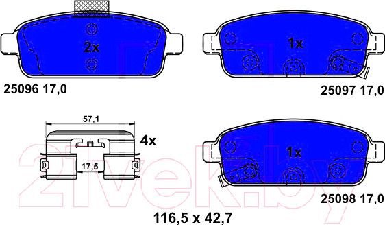 Изображение товара Тормозные колодки ATE 13046072642