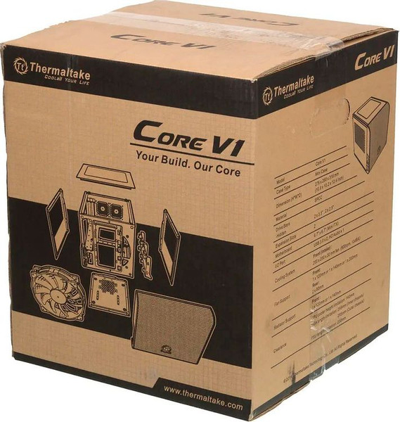 Изображение товара Корпус для компьютера Thermaltake Core V1 / CA-1B8-00S (черный)