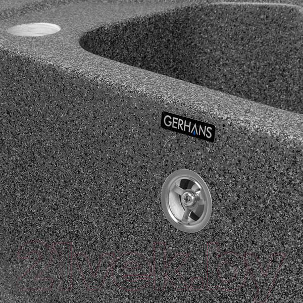 Изображение товара Мойка кухонная Gerhans E10 (графит)