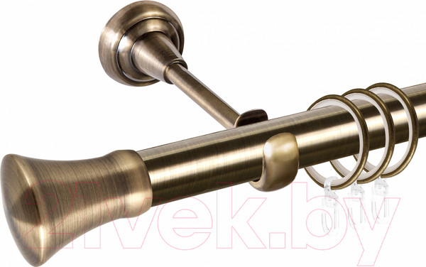 Изображение товара Карниз для штор АС ФОРОС Grace D25Г составной + наконечники Монако (3м, антик)