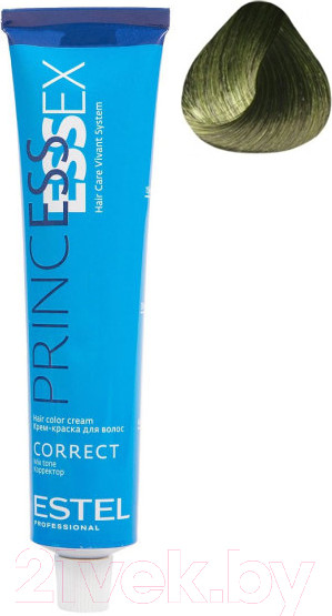 Изображение товара Крем-краска для волос Estel Princess Essex Correct 0/22 (зеленый)