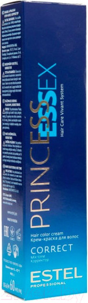 Изображение товара Крем-краска для волос Estel Princess Essex Correct 0/22 (зеленый)