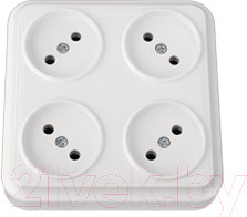 Изображение товара Розетка Bylectrica Вариант РА16-0191 (белый)