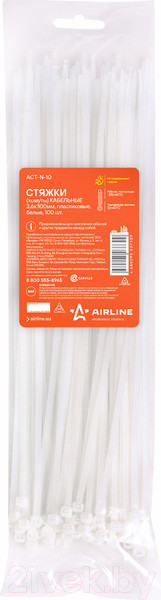 Изображение товара Стяжка для кабеля Airline ACT-N-10 (100шт)