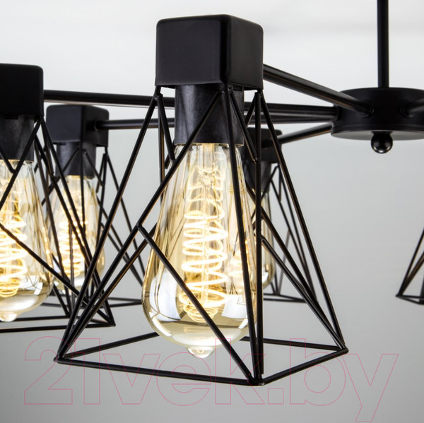 Изображение товара Люстра Евросвет Trappola 70107/8 (черный)