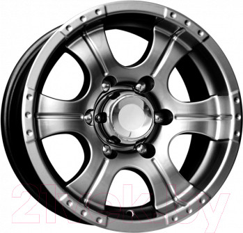 Изображение товара Литой диск K&K Байконур KC473 15x7" 5x139.7мм DIA 108.5мм ET 20мм Дарк платинум