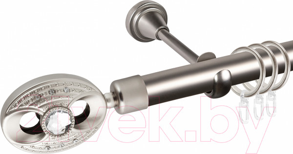 Изображение товара Карниз для штор АС ФОРОС Grace D25Г + наконечники Игнацио (1.8м, сатин)