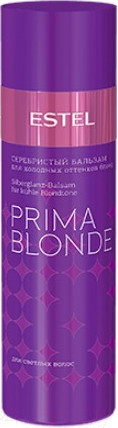 Изображение товара Оттеночный бальзам для волос Estel Prima Blonde серебристый для холодных оттенков блонд (200мл)